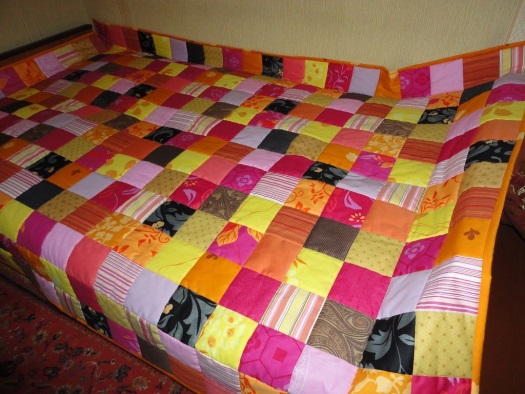 Лоскутное одеяло из квадратов